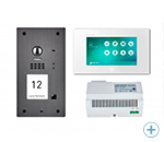 BUS (2-проводной) комплект видео домофона BALTER JUNO EVIDA SET: вызывная панель из нержавеющей стали EVIDA и 7-дюймовый монитор с сенсорным экраном JUNO 7