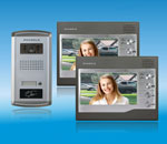 Комплект видео RFID домофона ZDL 027C2+28T1 - 2 цветных 7-дюймовых монитора