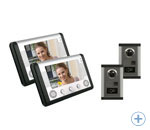 Видео домофон и считыватель карт 2/2 SY-801+D9ID - 2 камеры, 2 монитора