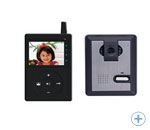 Беспроводной цветной видео домофон 1-1 WIRELESS 9902 - 1 входная панель и 1 видео трубка