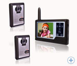Беспроводной видео домофон HZ-358MA21DVR - 2 входные панели