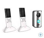 Беспроводной цветной видео интерком DNAKE CK-3048/2 - 2 переносные видео телефона