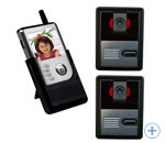 Беспроводной домофон LOTSHINE-9903 2/1 - 2 входные панели и 1 монитор