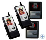 Беспроводной домофон LOTSHINE-9903 2/2 - 2 входные панели и 2 монитора