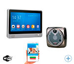 Дверной видео глазок ROLLUP iHOME-8 с 7-дюймовым монитором, WIFI и GSM функциями