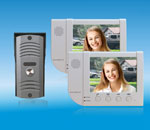Video domofona komplekts ZDL 6380W2+22N - 2 krāsu 8,3-collas monitori