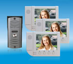 Video domofona komplekts ZDL 6380W3+22N - 3 krāsu 8,3-collas monitori