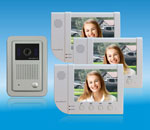 Video domofona komplekts ZDL 6380W3+339M - 3 krāsu 8,3-collas monitori