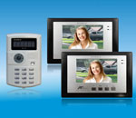 Video domofona koda komplekts ZDL 6700B2+229 - 2 krāsu 7-collas monitori