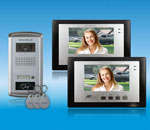 Video domofona RFID komplekts ZDL 6700B2+28T1 - 2 krāsu 7-collas monitori