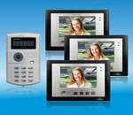 Video domofona koda komplekts ZDL 6700B3+229 - 3 krāsu 7-collas monitori