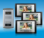 Video domofona RFID komplekts ZDL 6700B3+28T1 - 3 krāsu 7-collas monitori