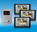 Video domofona komplekts ZDL 6700B3+339M - 3 krāsu 7-collas monitori